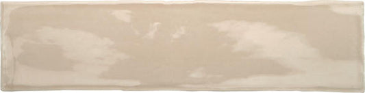 3x12 Artigiano  Natural Solid-Color Glossy Undulated Ceramic Tile Sand Beige