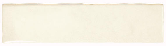3x12 Mesmerist  Natural Solid-Color Glossy Undulated Ceramic Tile Ivory Cream