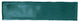 3x12 Mesmerist  Natural Solid-Color Glossy Undulated Ceramic Tile Deep Teal