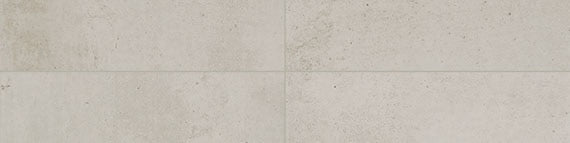 3x12 Modern Hearth  Natural Concrete-Look Matte Smooth Porcelain Tile Soft Gray