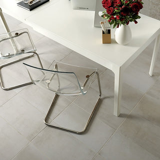Soft Gray - 3x12 Modern Hearth Natural Concrete-Look Matte Smooth Porcelain Tile