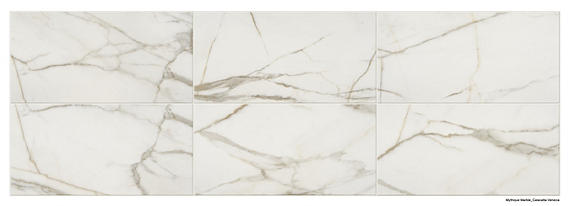 3x12 Mythique Marble  Natural Marble-Look Matte Smooth Porcelain Tile Light Cream