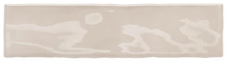 3x12 Costa Clara Natural Solid-Color Glossy Undulated Ceramic Tile