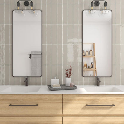 3x12 Costa Clara  Natural Solid-Color Glossy Undulated Ceramic Tile Sand Beige