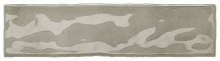 3x12 Costa Clara Natural Solid-Color Glossy Undulated Ceramic Tile