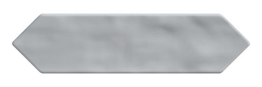 3x12 Stagecraft Picket  Natural Solid-Color Matte Undulated Ceramic Tile Matte Gray