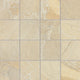 3x3 Ayers Rock Straight Joint  Mosaic Stone-Look Matte Smooth Porcelain Tile Golden Sand