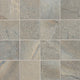 3x3 Ayers Rock Straight Joint  Mosaic Stone-Look Matte Smooth Porcelain Tile Stone Taupe