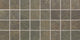 3x3 Continental Slate Straight Joint  Mosaic Stone-Look Matte Riven Porcelain Tile Dark Sage