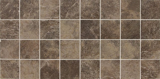 12x24 Continental Slate Straight Joint Mosaic Stone-Look Matte Riven Porcelain Tile
