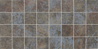 12x24 Continental Slate Straight Joint Mosaic Stone-Look Matte Riven Porcelain Tile