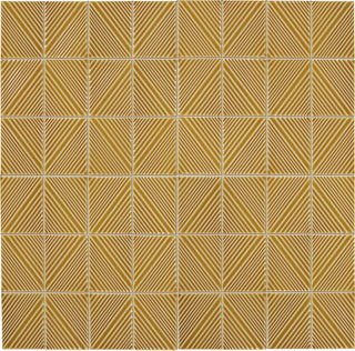 12x16 Revalia Remix Diamond Mosaic Solid-Color Glossy 3D-Geometric Ribbed Ceramic Tile