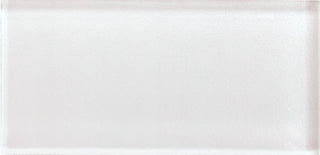 Pearl White - 3x6 Color Appeal Natural Solid-Color Glossy Smooth Glass Tile