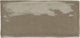 3x6 Artigiano  Natural Solid-Color Glossy Undulated Ceramic Tile Taupe Gray