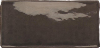 3x6 Artigiano Natural Solid-Color Glossy Undulated Ceramic Tile