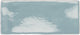 3x6 Artigiano  Natural Solid-Color Glossy Undulated Ceramic Tile Light Blue