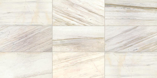 3x9 Fonte Linear Natural Marble-Look Honed Smooth Marble Tile