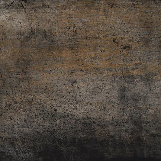 39x39 Slimlite Alloy Effects  Natural Metallic-Look Satin Smooth Porcelain Tile Charcoal Rust