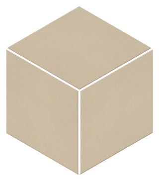 12x12 Neoconcrete Mosaic Concrete-Look Matte Geometric Cube Porcelain Tile