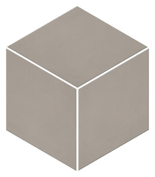 12x12 Neoconcrete Mosaic Concrete-Look Matte Geometric Cube Porcelain Tile