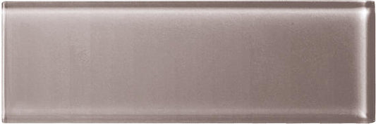 4x12 Color Appeal  Natural Solid-Color Glossy Smooth Glass Tile Lilac Purple