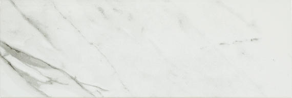 4x12 Platinum  Natural Marble-Look Matte Smooth Porcelain Tile White Gray