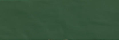 4x12 Mythology  Natural Solid-Color Glossy Undulated Ceramic Tile Forest Green