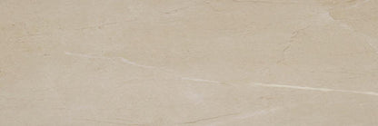 4x12 Perpetuo Light Veining  Natural Marble-Look Satin Smooth Porcelain Tile Warm Beige