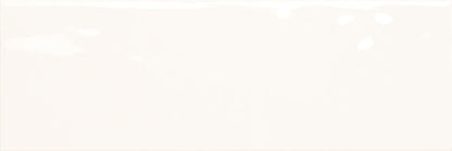 4x12 Middleton Square  Natural Solid-Color Glossy Smooth Ceramic Tile White