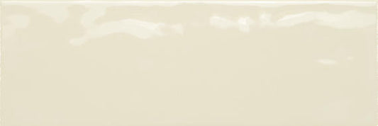 4x12 Middleton Square  Natural Solid-Color Glossy Smooth Ceramic Tile Beige