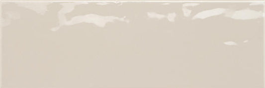 4x12 Middleton Square  Natural Solid-Color Glossy Smooth Ceramic Tile Soft Beige