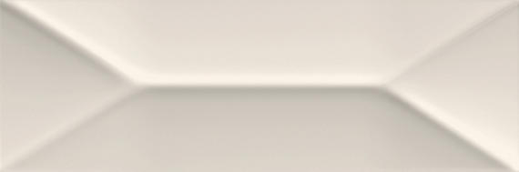 4x12 Mythology Wave  Natural Solid-Color Glossy Undulated Ceramic Tile Calm Beige