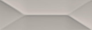 4x12 Mythology Wave Natural Solid-Color Glossy Undulated Ceramic Tile