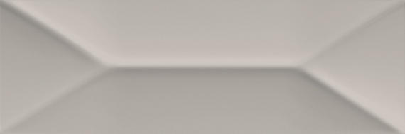 4x12 Mythology Wave  Natural Solid-Color Glossy Undulated Ceramic Tile Warm Taupe