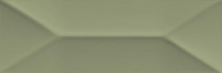 4x12 Mythology Wave Natural Solid-Color Glossy Undulated Ceramic Tile