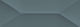 4x12 Mythology Wave  Natural Solid-Color Glossy Undulated Ceramic Tile Deep Teal