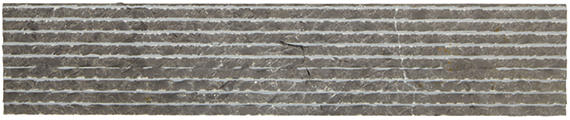 4x20 Marble Linear  Natural Marble-Look Matte Smooth Marble Tile Charcoal Gray