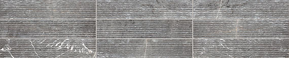 4x20 Marble Linear  Natural Marble-Look Matte Smooth Marble Tile Charcoal Gray