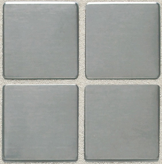 4x4 Metallica  Natural Metallic-Look Satin Smooth Metal Tile Silver Gray