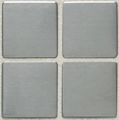 4x4 Metallica  Natural Metallic-Look Satin Smooth Metal Tile Silver Gray