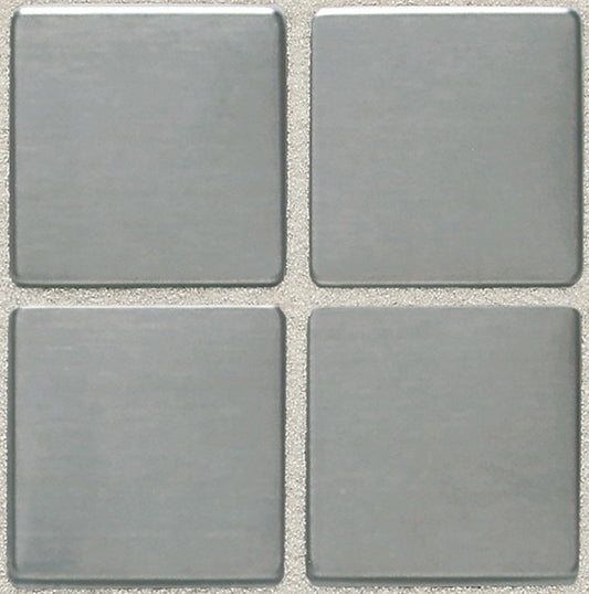 4x4 Metallica  Natural Metallic-Look Satin Smooth Metal Tile Silver Gray