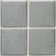 4x4 Metallica  Natural Metallic-Look Satin Smooth Metal Tile Silver Gray