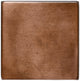 4x4 Metallica  Natural Metallic-Look Satin Smooth Metal Tile Copper Brown