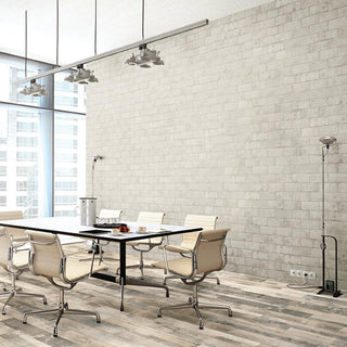 Off White - 4x8 Brickwork Natural Stone-Look Matte Textured Porcelain Tile