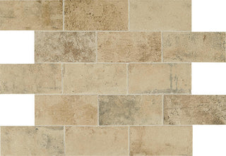4x8 Brickwork Natural Stone-Look Matte Textured Porcelain Tile