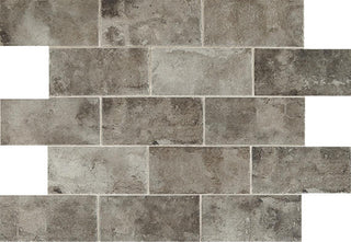 4x8 Brickwork Natural Stone-Look Matte Textured Porcelain Tile