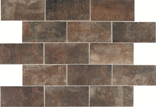 4x8 Brickwork Natural Stone-Look Matte Textured Porcelain Tile