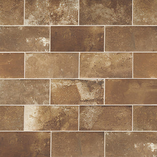 4x8 Urban District Brx Subway Pattern Natural Stone-Look Matte Smooth Porcelain Tile
