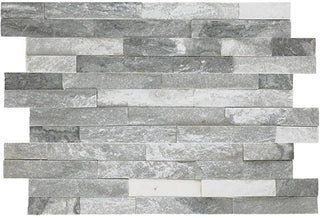 6x24 Stacked Stone Random Pattern Mosaic Stone-Look Matte Riven Quartzite Tile