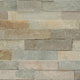 6x24 Stacked Stone Random Pattern  Mosaic Stone-Look Matte Riven Quartzite Tile Golden Slate
